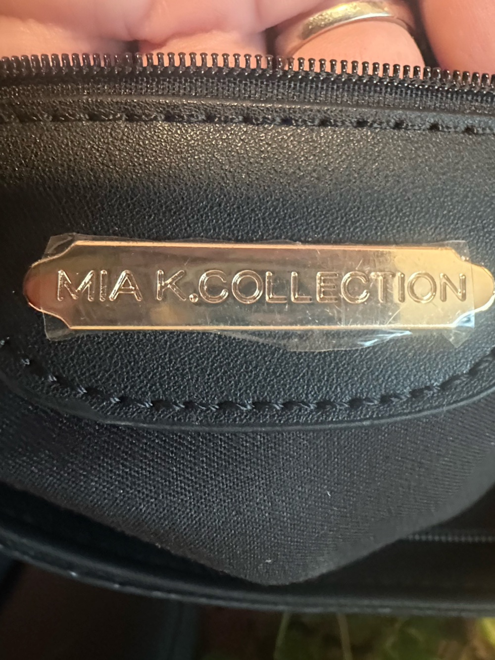 MKF Collection Mia K Silver Tote Handbag & Wristlet 2Pc Set New - Picture 8 of 11